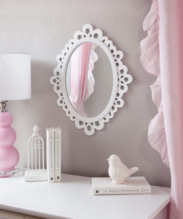 Vanity Mirrors To Update Your Bathroom, White Framed Oval Vanity Mirror