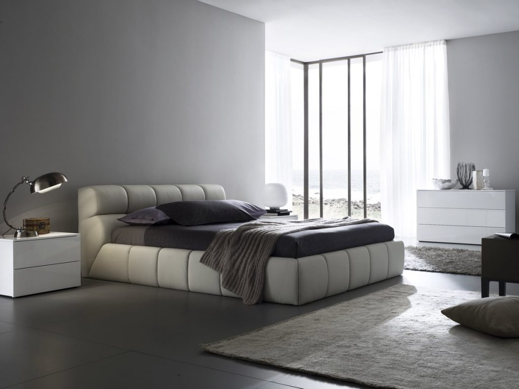 Unique-Platform-Bed-King-White-Upholstered-Cloud-Bed-Frame-That-Sits