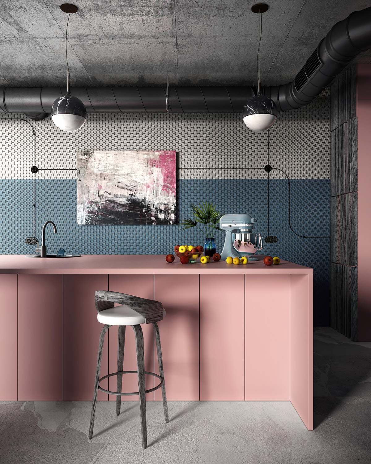 51 Inspirational Pink Kitchens With Tips & Accessories To