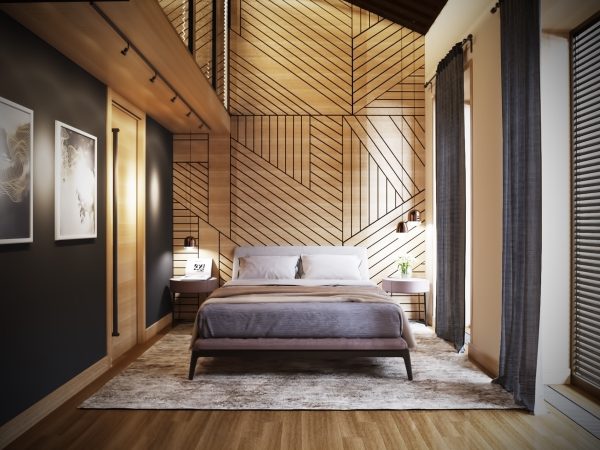 black and wood master bedroom luxury bedroom decorating ideas wood ...