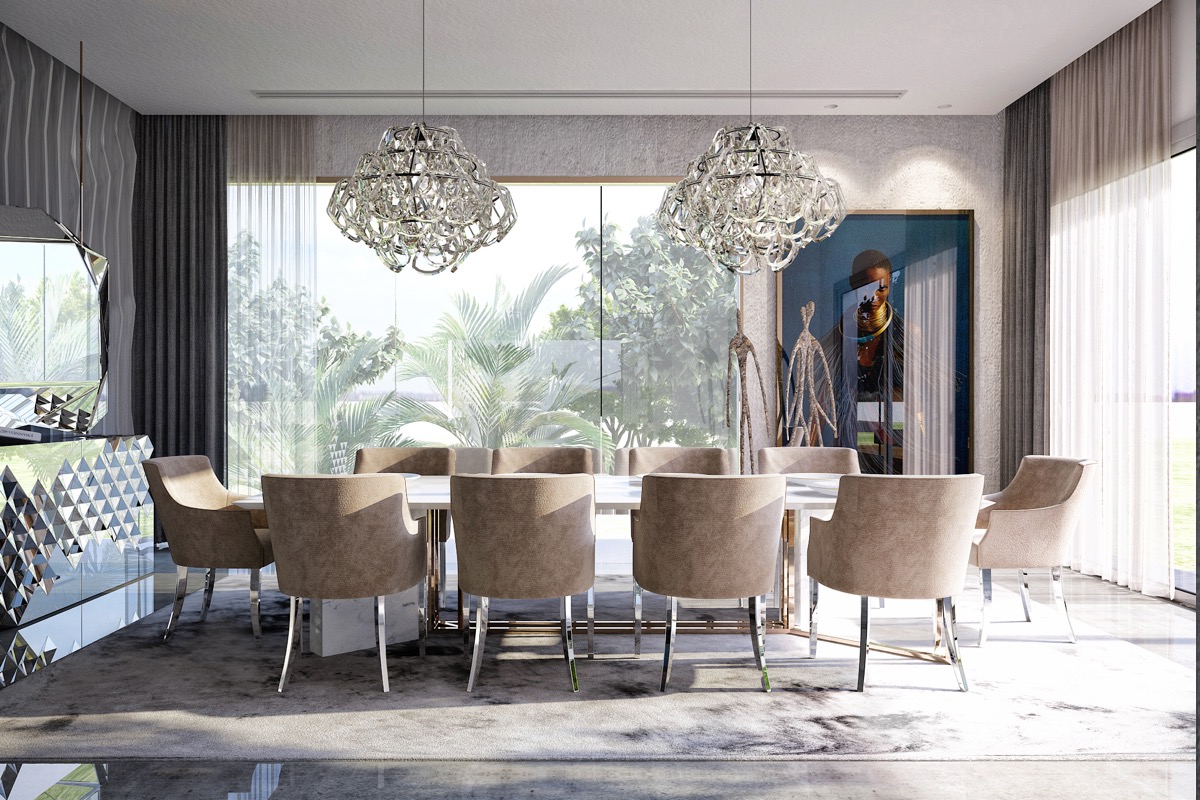 51 Luscious Luxury Dining Rooms Plus, Fancy Dining Room Ideas