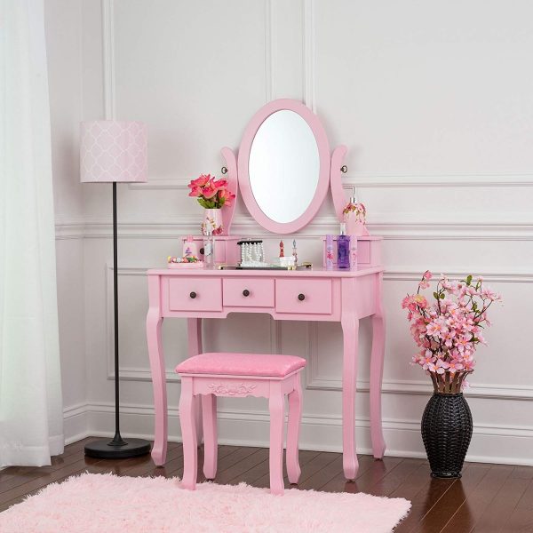 51 Makeup Vanity Tables To Organize, Vanity Table For Teenager
