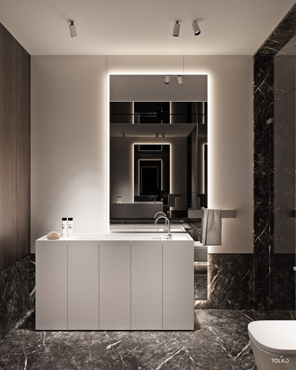 White vanity | Interior Design Ideas