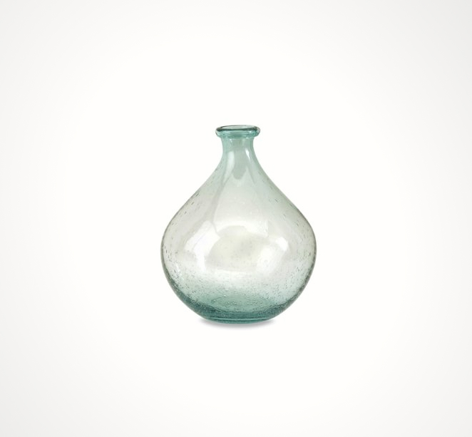 51 Glass Vases To Fill Your Home With, Large Round Glass Vase With Narrow Neck