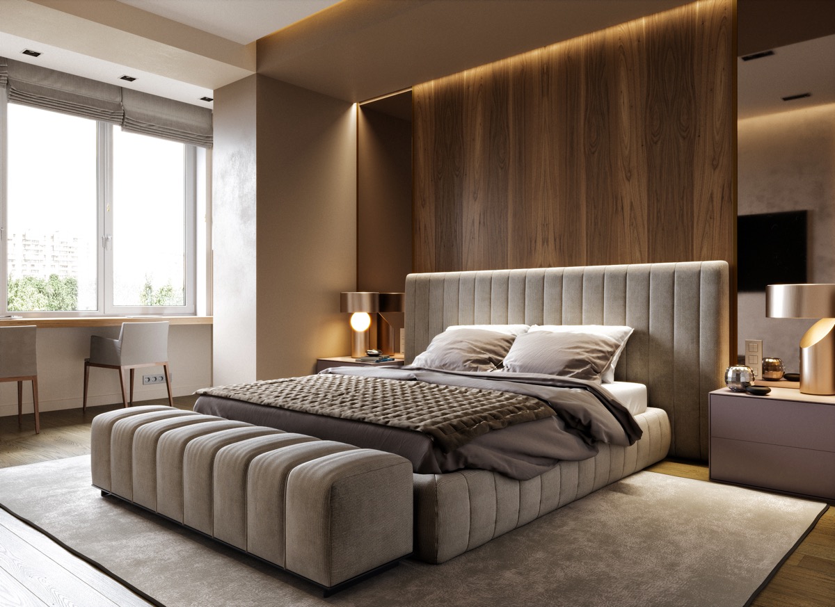 Http Cdn Home Designing Com Wp Content Uploads 2019 02 Master Bedroom Design Jpg Stylish Bedroom Design Luxurious Bedrooms Beautiful Bedrooms Master