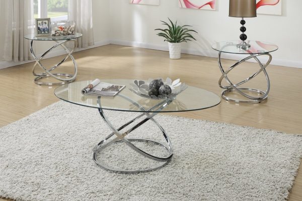 GOLDFAN Glass Side Table Set of 2 White Modern Design Sofa End Tables Coffee Table with High Gloss for Living Room Office,Small Round Side Table 
