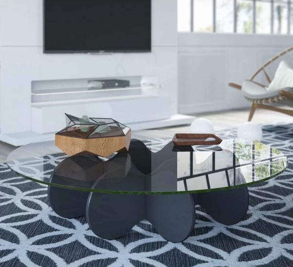 51 Glass Coffee Tables That Every, Round Glass Coffee Table Decorating Ideas