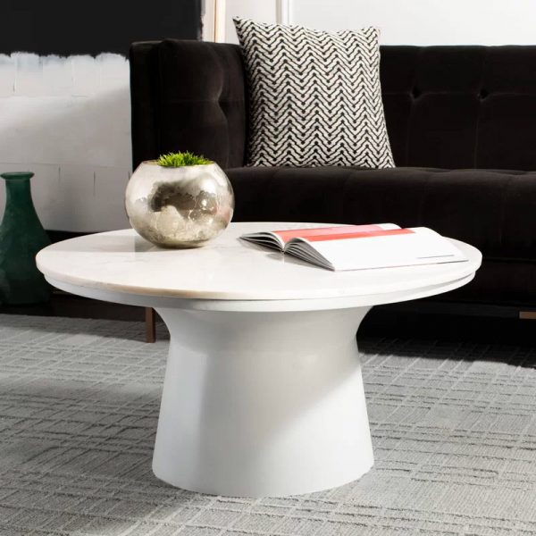 51 Round Coffee Tables To Give Your, White Round End Tables For Living Room