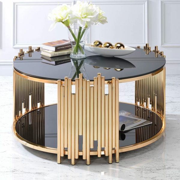 51 Round Coffee Tables To Give Your, Contemporary Coffee Table Round