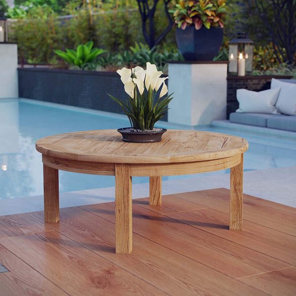 51 Round Coffee Tables To Give Your, Small Round Coffee Table Light Wood