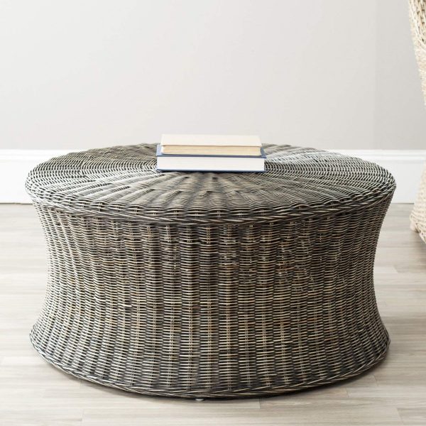 51 Round Coffee Tables To Give Your, Round Wicker Coffee Table With Storage