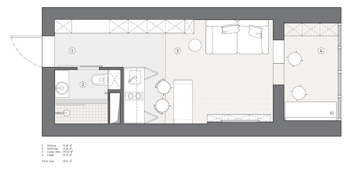 Floor Plan 40 Sqm House Interior Design ~ wow