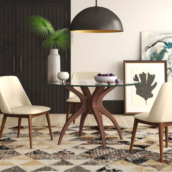 51 Round Dining Tables That Save On, Round Glass Dining Room Tables