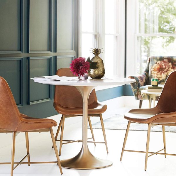 51 Round Dining Tables That Save On, Small Half Circle Dining Table