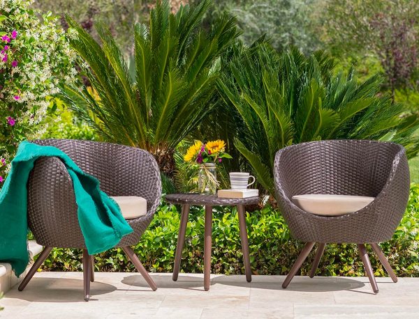 51 Wicker And Rattan Chairs To Add, Dark Green Wicker Outdoor Furniture