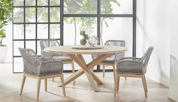 51 Round Dining Tables That Save On, Big Round Kitchen Table Set