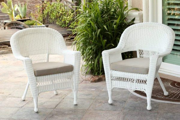 51 Wicker And Rattan Chairs To Add, White Rattan Armchair