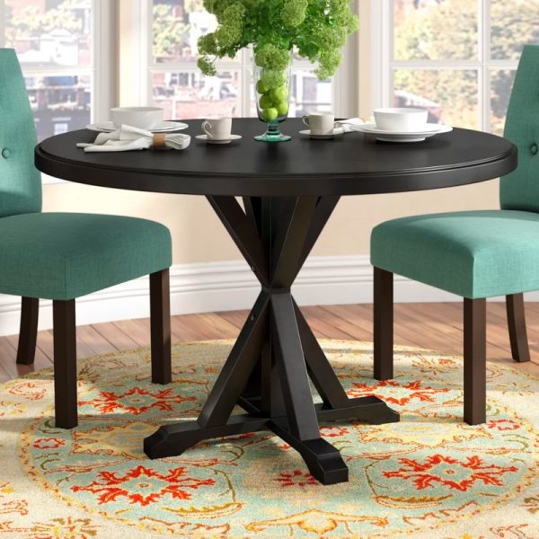 51 Round Dining Tables That Save On, Black Round Kitchen Table Set