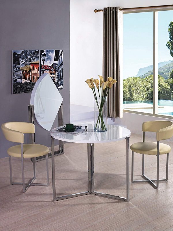41 Extendable Dining Tables To Maximize, Black Round Card Table And Chairs