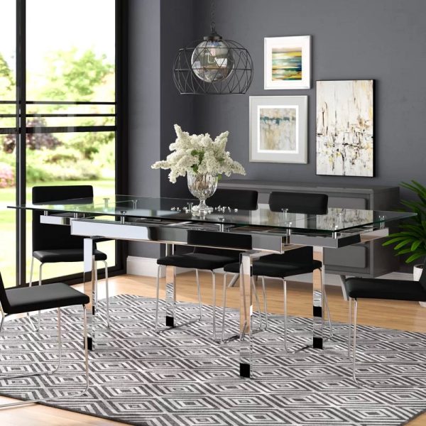 41 Extendable Dining Tables To Maximize, Large Round Glass Dining Table Seats 12
