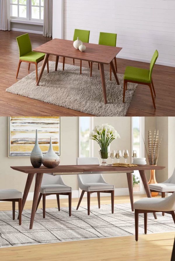 41 Extendable Dining Tables To Maximize, Modern Dining Table Dimensions