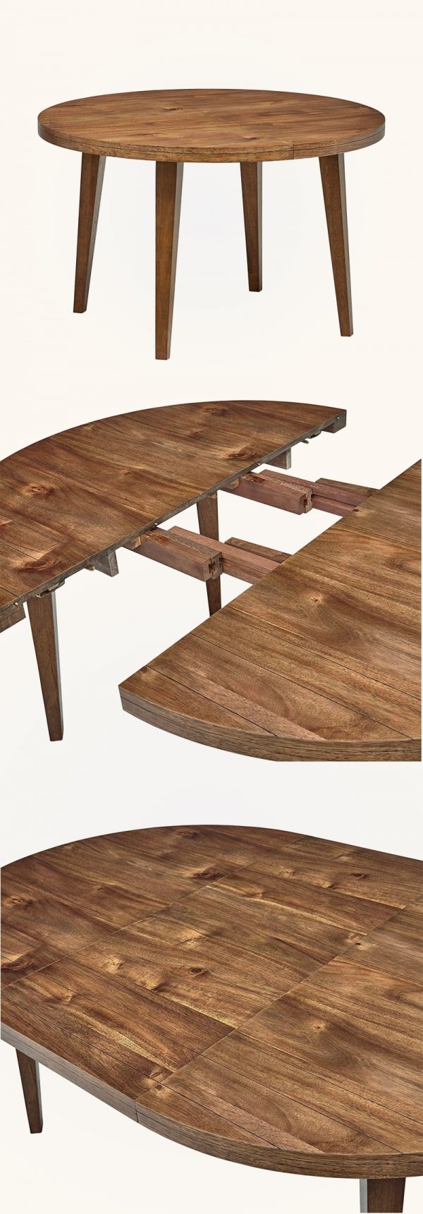 Round Extendable Dining Table Seats 10, Expandable Round Dining Room Tables