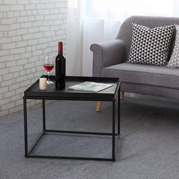 51 Square Coffee Tables That Every, Small Square Black Glass Coffee Table