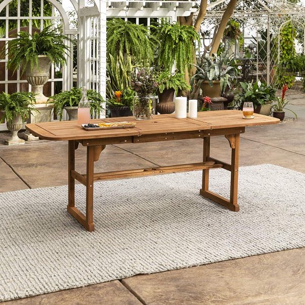 41 Extendable Dining Tables To Maximize, Outdoor Dining Table For 10 Size