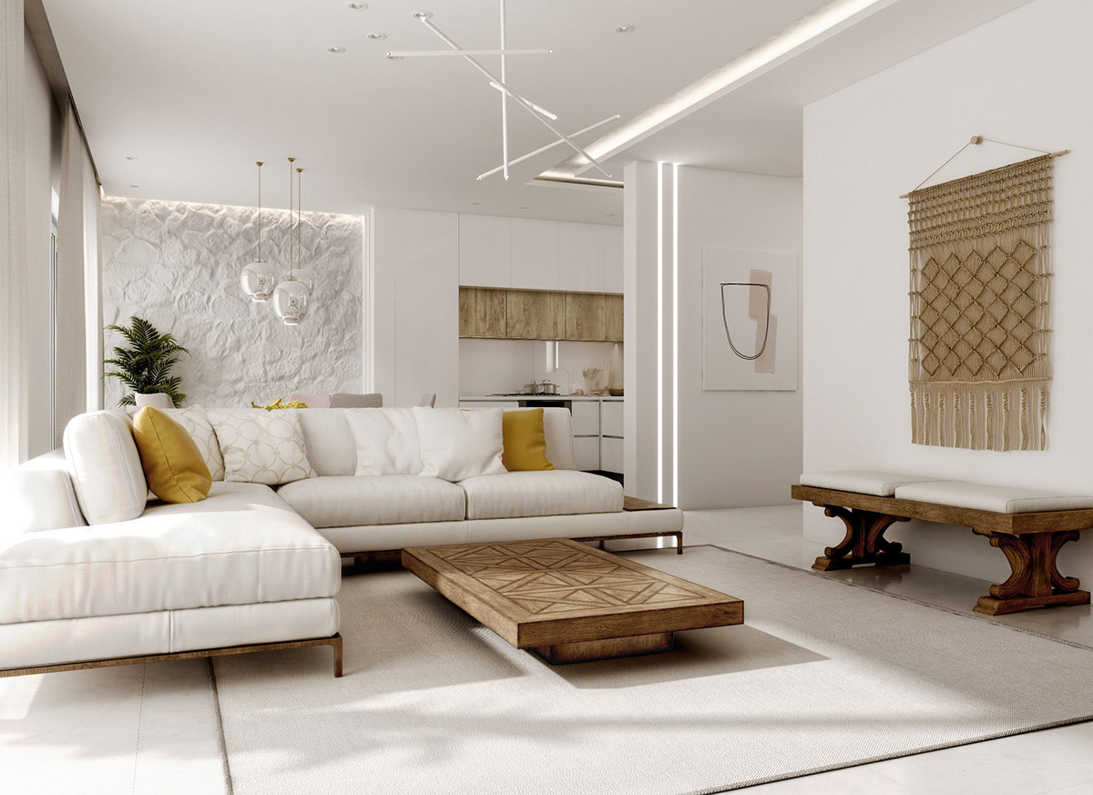 Modern Mediterranean Style Interior Design, Mediterranean Decor Living Room