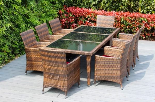 51 Outdoor Dining Tables That Will Wow, Square Outdoor Dining Table For 12