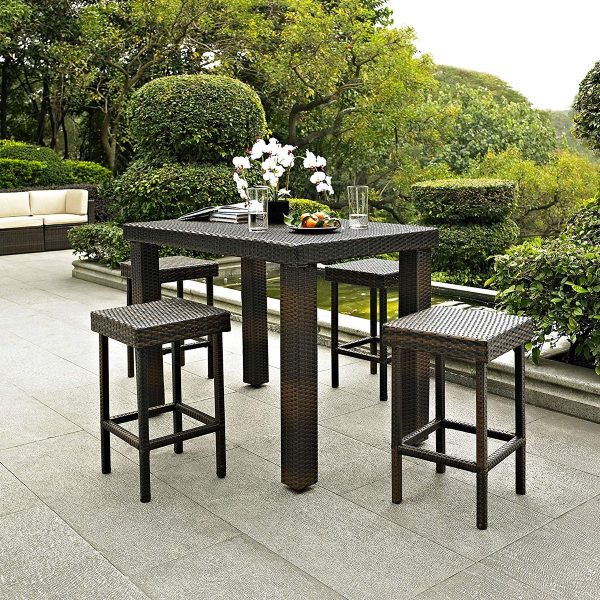 51 Outdoor Dining Tables That Will Wow, Tall Bistro Table Set Outdoor