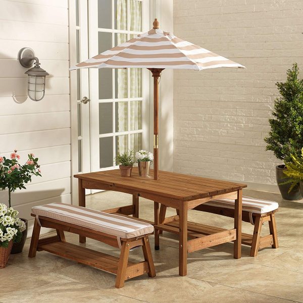51 Outdoor Dining Tables That Will Wow, Patio Table With Bench Seating