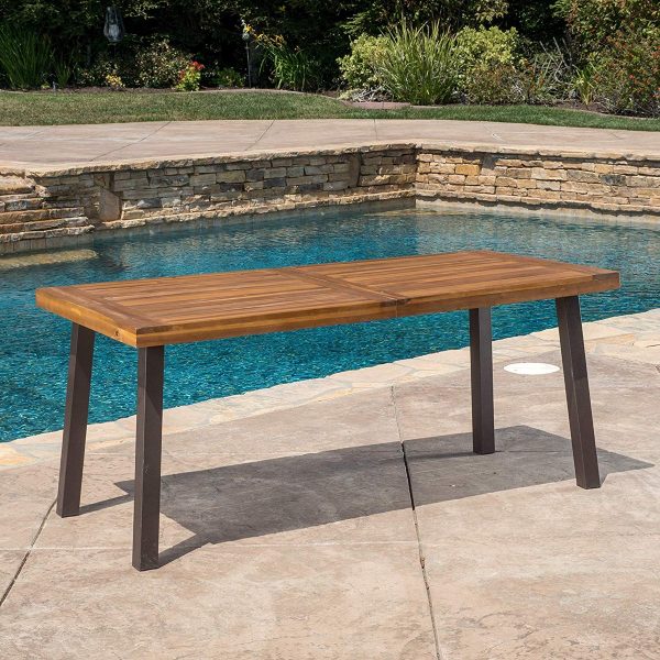 51 Outdoor Dining Tables That Will Wow, Narrow Patio Dining Table
