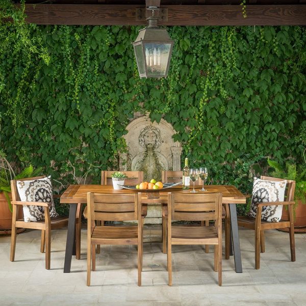 51 Outdoor Dining Tables That Will Wow, Rustic Outdoor Patio Set