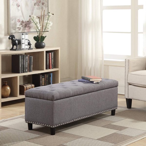 51 Storage Benches To Streamline Your, Living Room Bench Storage