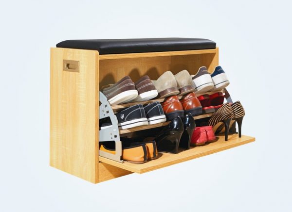 51 Storage Benches To Streamline Your, Cubbie Shoe Cabinet Storage Bench With Cushion