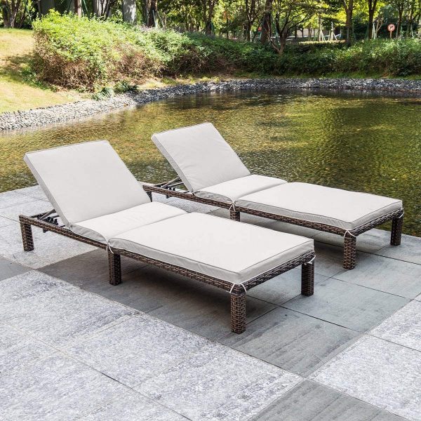 51 Outdoor Chaise Lounge Chairs To Soak, Outdoor Rattan Chaise Lounge Chairs