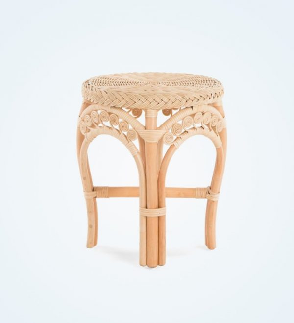51 Vanity Stools To Upgrade Your Daily, Rattan Vanity Stool With Cushion