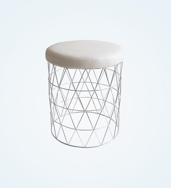51 Vanity Stools To Upgrade Your Daily, Black And White Striped Vanity Stool