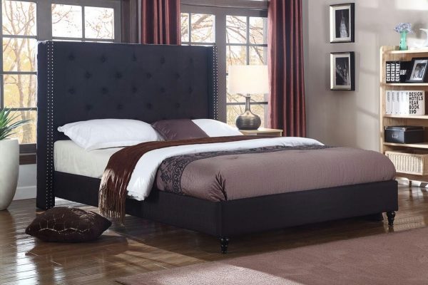 41 Tufted Headboards That Will, Black Bling Bed Frame