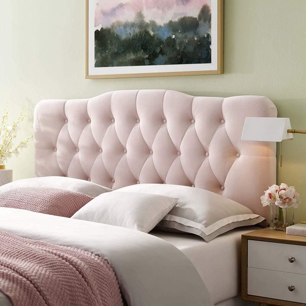 41 Tufted Headboards That Will, Pink Tufted Bed Frame