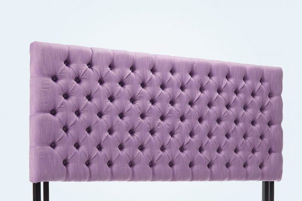 41 Tufted Headboards That Will, Purple Linen Headboard