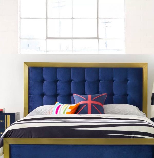 41 Tufted Headboards That Will, Bling Metal Bed Frame