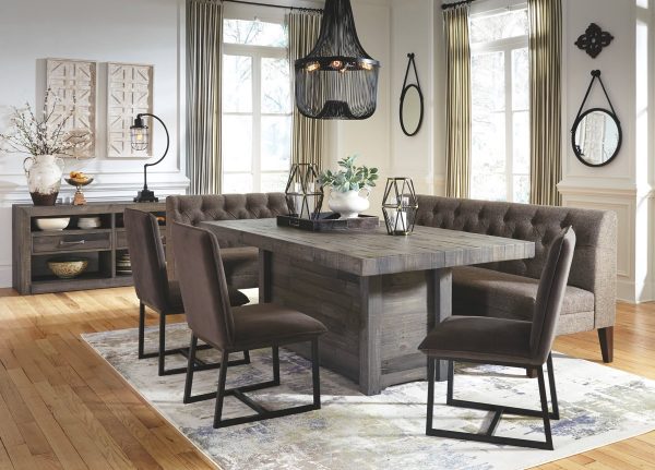 Dining Set Bench With Back Clearance, Dining Table Set With Bench Back