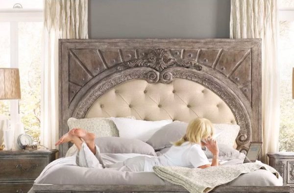 41 Tufted Headboards That Will, Victorian Style Headboard Wood Design