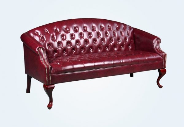 51 Tufted Sofas That Make Everyday, Red Leather Tufted Sofa
