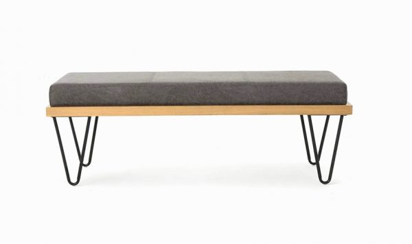 51 Entryway Benches For A Warm And, Contemporary Leather Entryway Bench