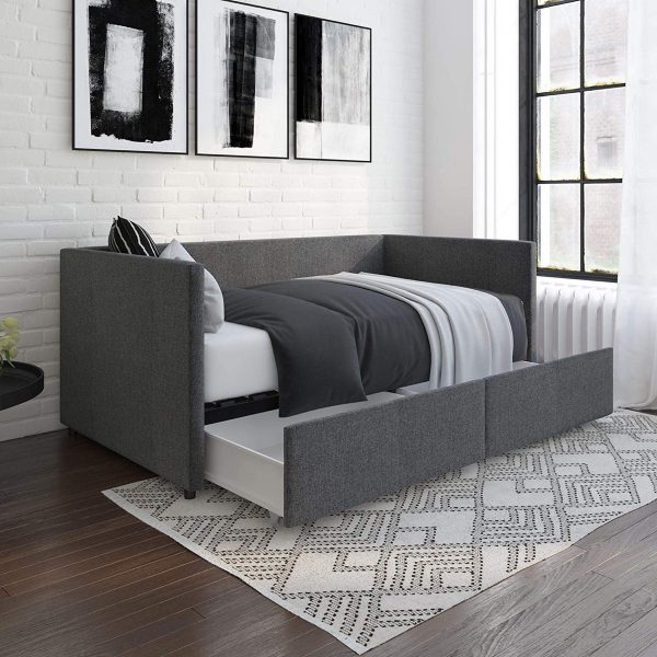 51 Sofa Beds To Create A Chic Multiuse, Scandinavian Style Corner Sofa Bed Grey Fabric With Storage Bag