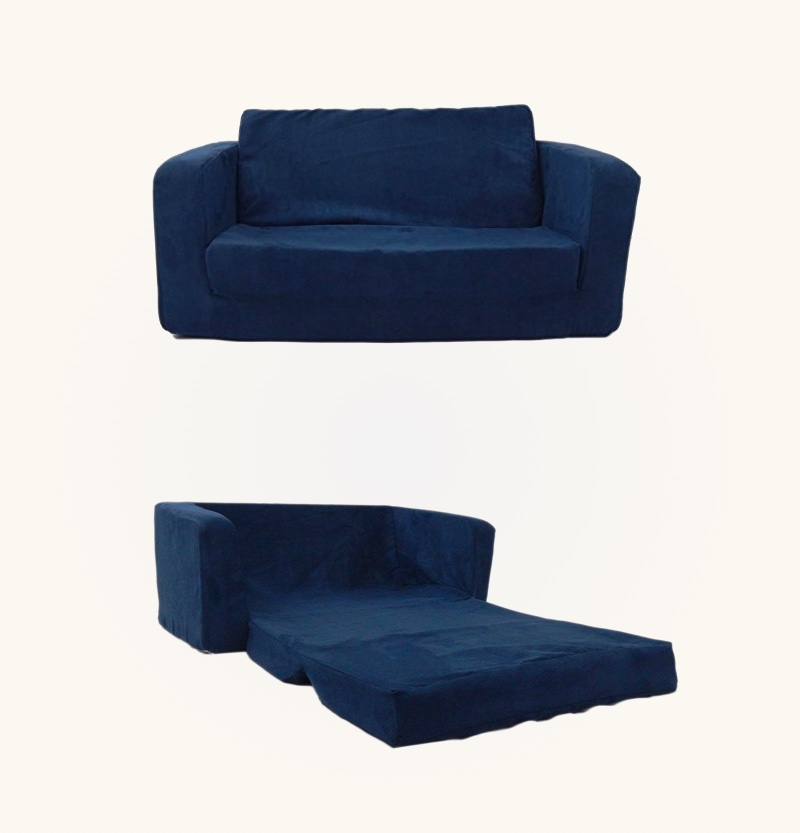 Sofa Bed Navy Blue Fold Out Couch, Toddler Fold Out Sofa Bed