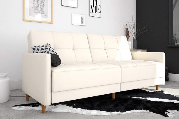 51 Sofa Beds To Create A Chic Multiuse, Off White Leather Sleeper Sofa